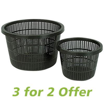 Ubbink Small Round Planting Baskets (13 x 10cm, 3 for 2) Thumbnail Image