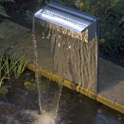 Ubbink Niagra Stainless Steel Waterfall 60cm - WITH LED Thumbnail Image