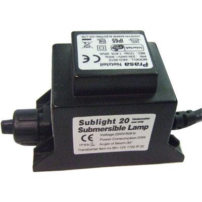 PondXpert SubLight 20w / Brightpond Single Halogen Transformer Thumbnail Image