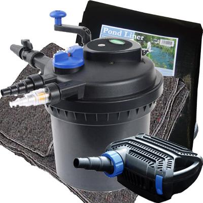 PondXpert EasyPond PLUS  6000 Premium Pump & Filter Set with Liner & Underlay Thumbnail Image