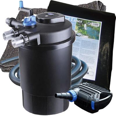 PondXpert EasyPond PLUS 30000 Premium Pump & Filter Set with Liner & Underlay Thumbnail Image