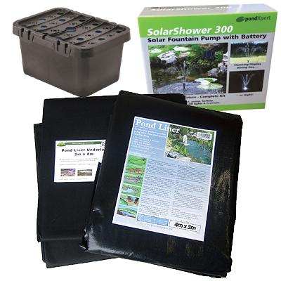 PondXpert EcoFilter 2000 Pond Kit with 4 x 3m Liner & Underlay Thumbnail Image