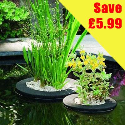 PondXpert Floating Round Planters (25cm and 35cm Set) Thumbnail Image