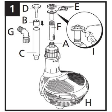 Hozelock EasyClear 3000/4500 Fountain Attachments Thumbnail Image