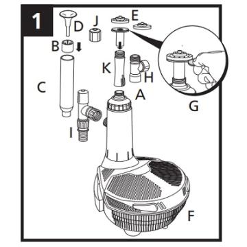 Hozelock EasyClear 6000-9000 Fountain Attachments Thumbnail Image