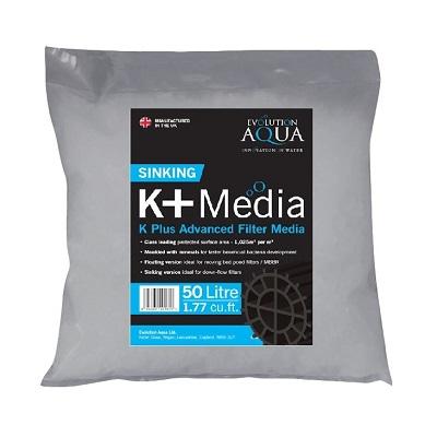 Evolution Aqua Kaldnes K+ Sinking Bio Media (NEW, 50 Litres, Black) Thumbnail Image