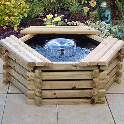 Norlog Instalog Raised Wooden Pond (50 Gallons) Thumbnail Image