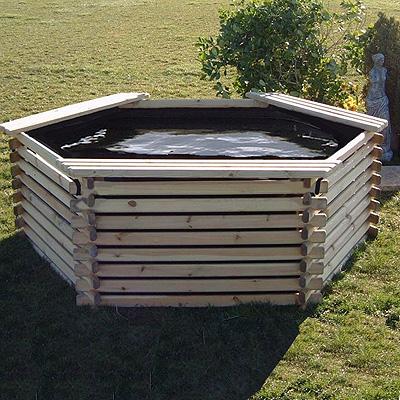 Norlog Instalog Raised Wooden Pond (400 Gallons) Thumbnail Image