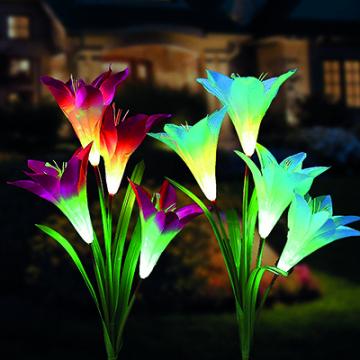 PondXpert Solar Lily Flower (White, 4 Pack) Gallery Image