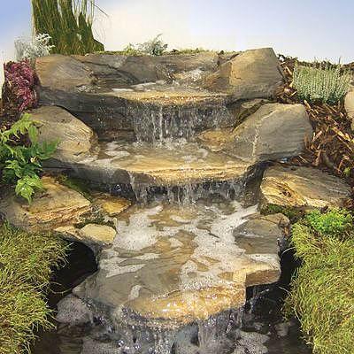 Mega Waterfall Slate Header, Middle & Bottom Set Combo X Deal (RUSTIC FINISH) Thumbnail Image