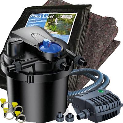 PondXpert EasyPond PLUS AUTO  2000 With Liner & Underlay Thumbnail Image