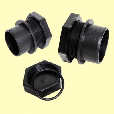 Kockney Koi Threaded Tank Connector & Back Nut (1.5 Inches) Thumbnail Image